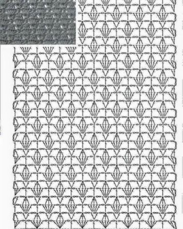 Вязание крючком образцы узоров