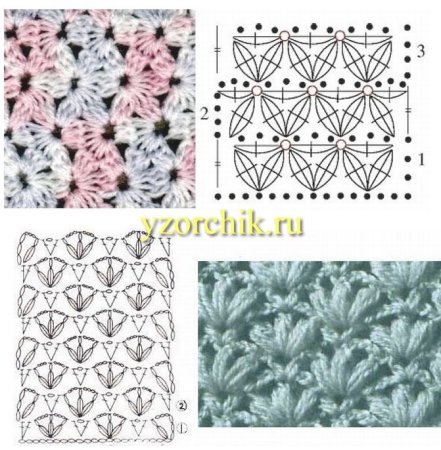 Схема вязки крючком паучки