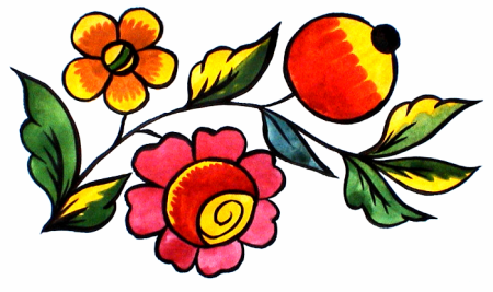 Роза Полхов Майданская роспись