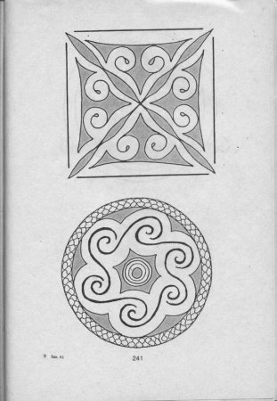 Эскизы орнаментов разных народов