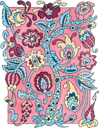 Билибин орнамент