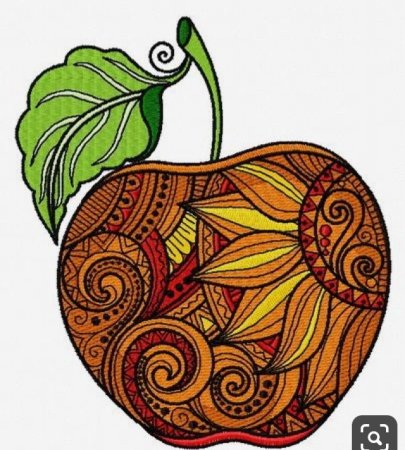 Стилизованное яблоко