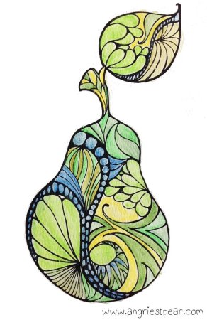 Стилизованные фрукты