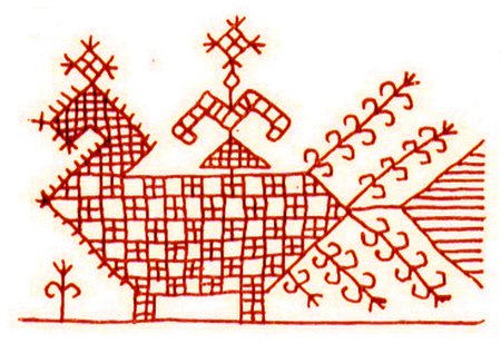 Образы русской народной вышивки