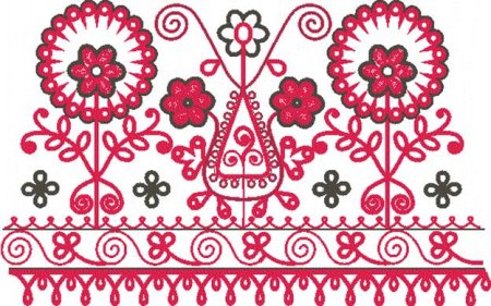 Русская народная вышивка изо 5