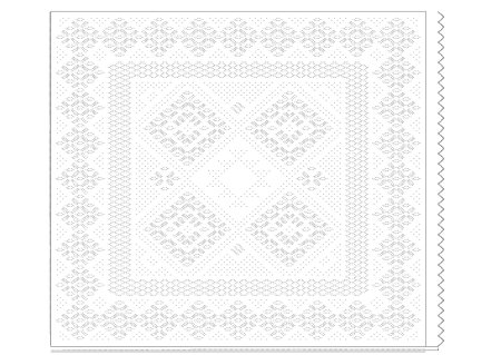 Оренбургский пуховый платок схема паутинка