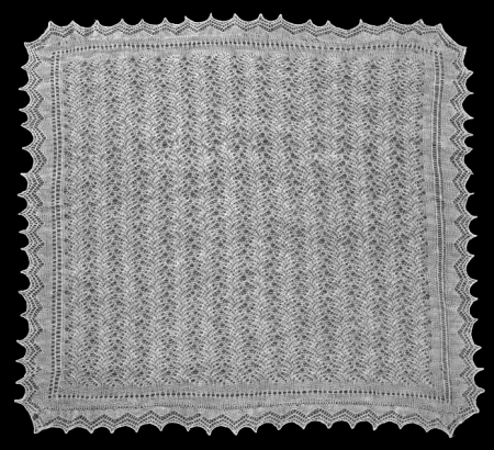 Рисунок Оренбургского пухового платка