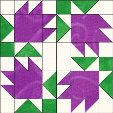 Пэчворк узоры из квадратов