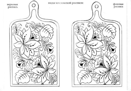 Петриковская роспись раскраска