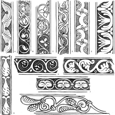 Древний Рим орнамент растительный