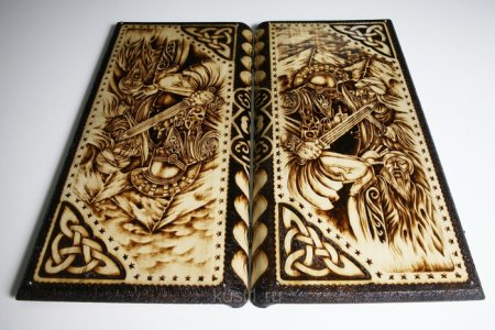 Нарды Выжигание по дереву