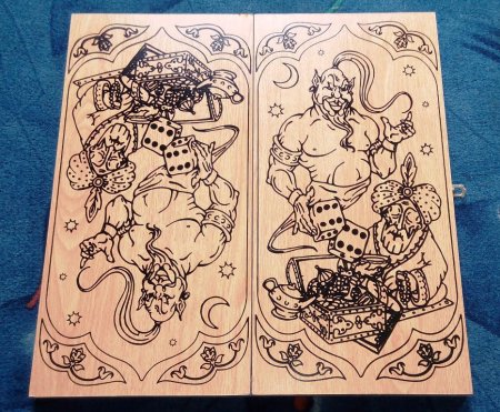 Трафареты на нарды