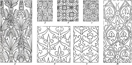 Линейно раппортный орнамент