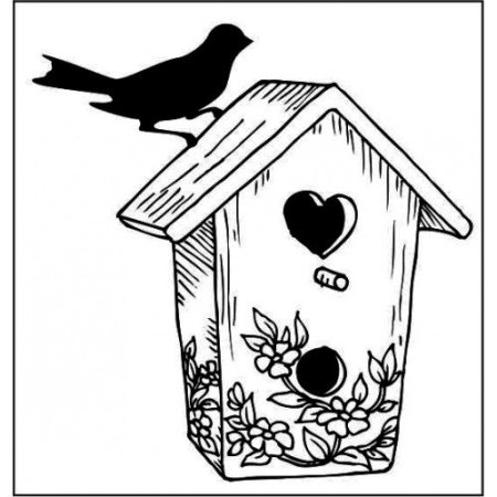 Скворечник для раскрашивания