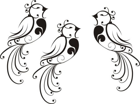 Домики для птиц вектор