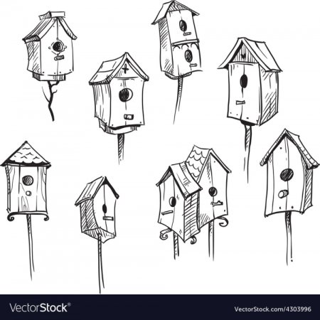 Скворечник раскраска