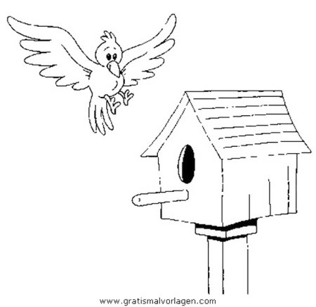 Скворечник в рамке рисунок