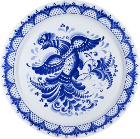 Орнаментная роспись Гжель