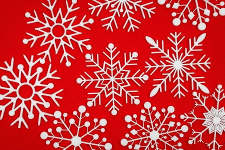 Фон снежинки