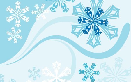 Узор новогодний на голубом фоне