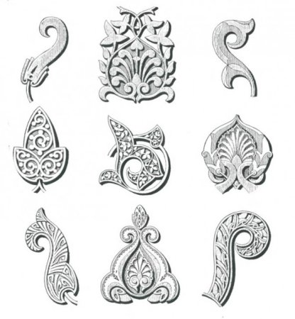 Элементы восточного орнамента