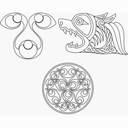 Якутский зооморфный орнамент