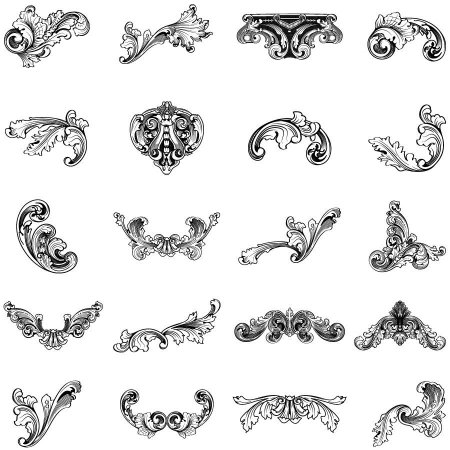 Орнамент для гравировки на металле