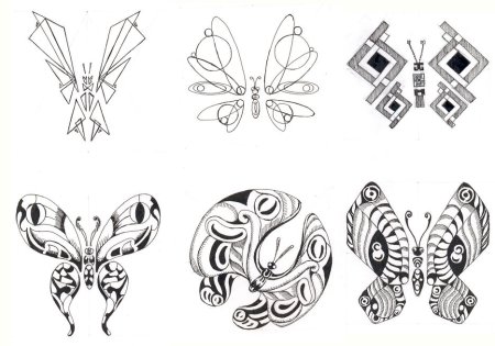 Стилизация бабочки