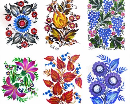 Петриковская роспись орнамент