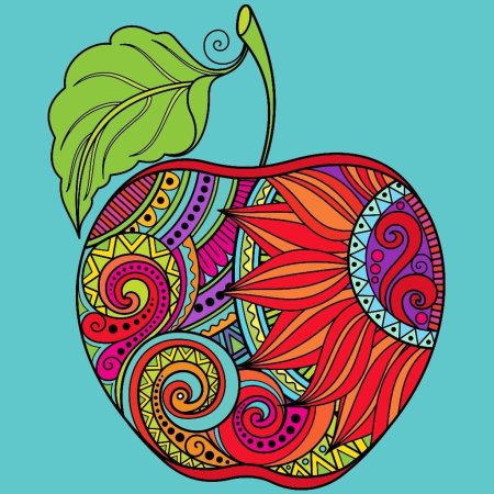 Стилизованные фрукты