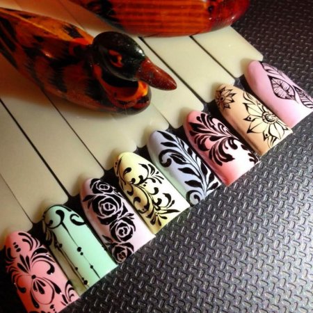 Узоры на ноге