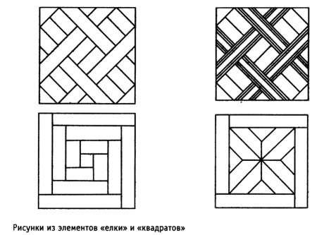 Орнамент в квадрате легкий