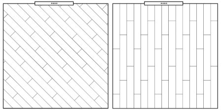 Укладка палубная вразбежку