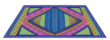 Ковер мультяшный