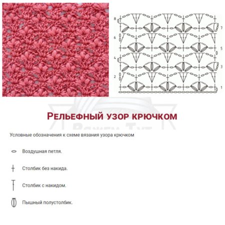 Узоры крючком