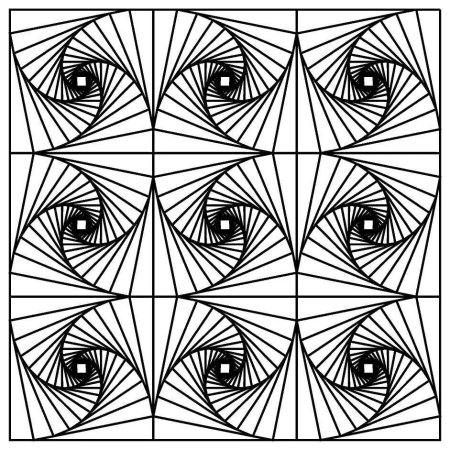 Сложный геометрический орнамент