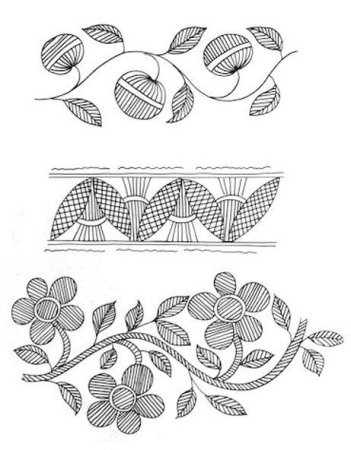 Орнамент из растительных мотивов