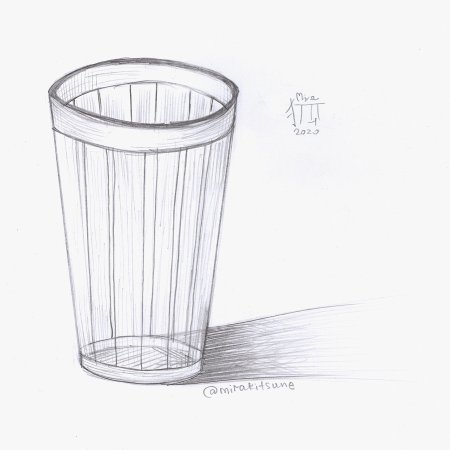 Скетч стакан