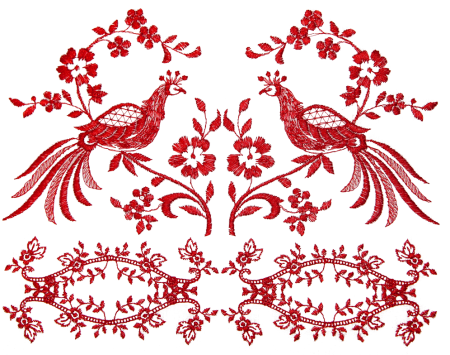 Орнамент птицы