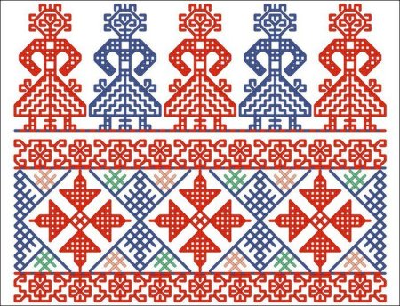 Вепсы Карелия орнамент