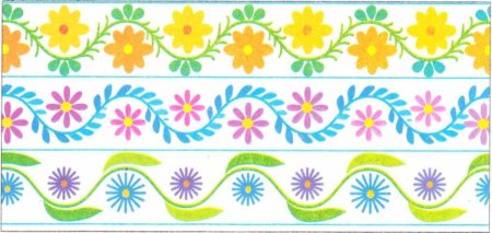 Растительный орнамент в полосе