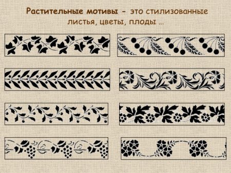 Растительный орнамент в п