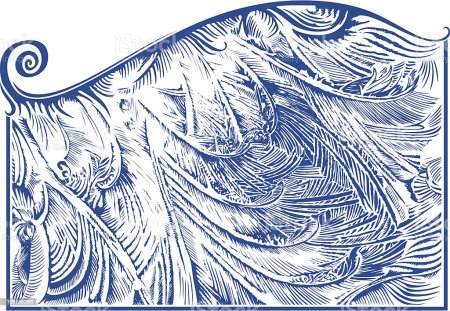 Стилизованные узоры на окне