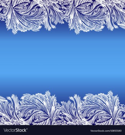 Морозные узоры вектор