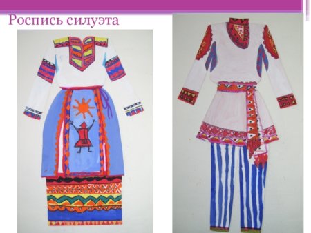 Русский народный костюм изо