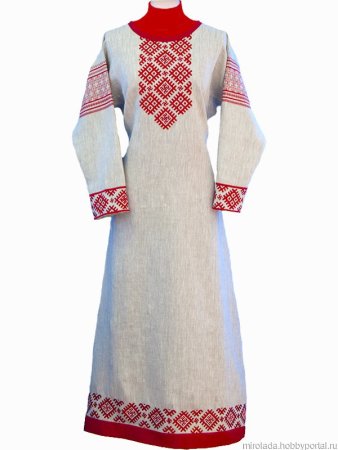 Платье с национальным орнаментом