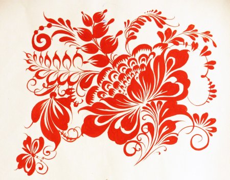 Верховая Хохлома Зинаида Голубева