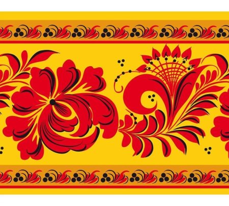 Русские народные росписи Хохломская