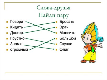 Слова приятели