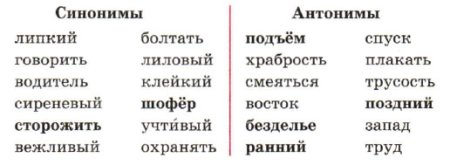 Синонимы антонимы 2 класс карточки с заданиями